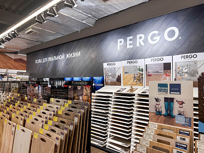 Обновленная зона Pergo в нашем салоне!